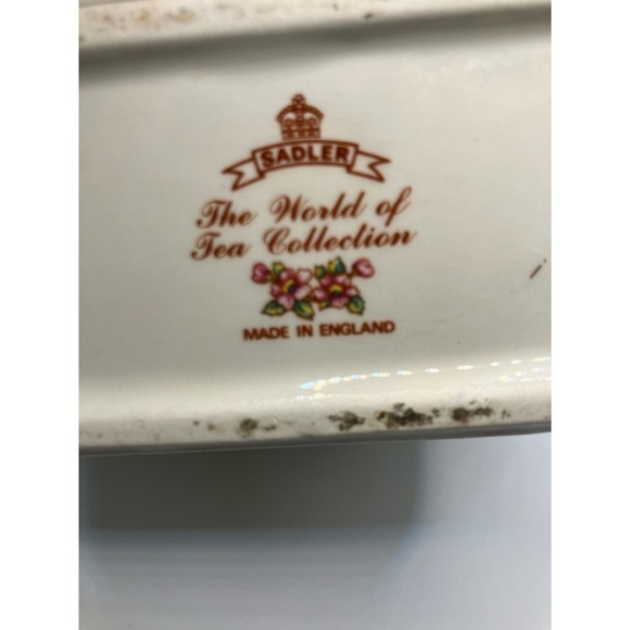 Sadler, The World of Tea Collection, Made in England, Biscuit Barrel Caddy - Picture 8 of 12